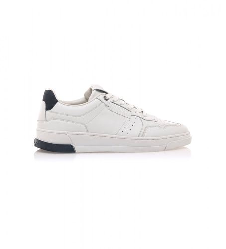 Slam Leather Sneakers (40), Cuir, Blanc, 3 à 5 cm, Lacets, Casuel - Mustang - Modalova