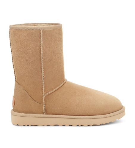 Bottes en cuir W Classic Short II marron (36), Plat, Aucun, Casuel - UGG - Modalova