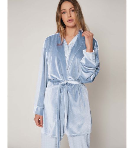 Robe de chambre (S), Bleu, Homewear, Polyester, Manche longue - Admas - Modalova