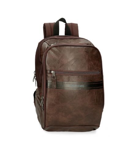 Unisex. 7812132 Horley adaptable computer backpack two compartments brown (OSFA), Marron, Casuel, Polyester - Pepe Jeans - Modalova