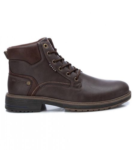 MARRON Bottines 142116 marron (41), Plat, Fermeture éclair, Casuel - Xti - Modalova