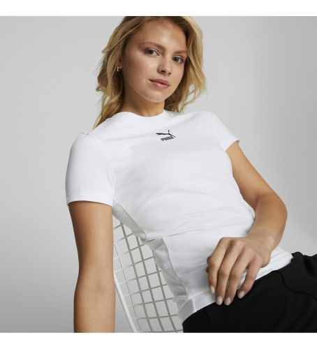 T-shirt Classics Slim (XS), Casuel, Coton, Manche courte - Puma - Modalova