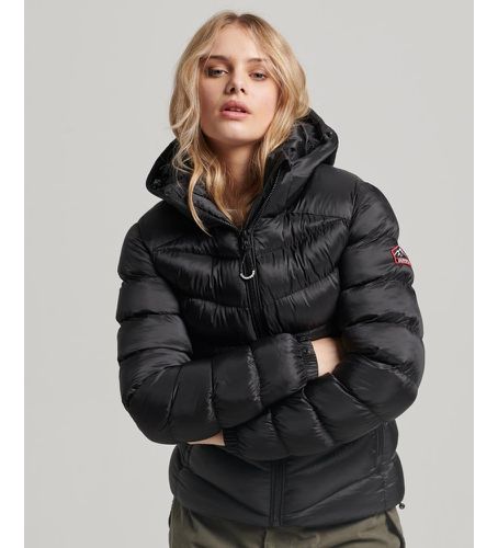 W5011593A Fuji Hooded Quilted Jacket (L), Casuel, Polyester - Superdry - Modalova