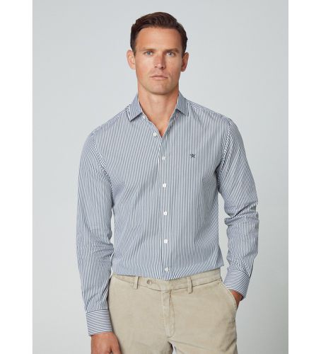 HM309601 Essential Shirt Bengal Stripes (XL), Casuel, Vert, Coton, Classique, Manche longue - Hackett London - Modalova