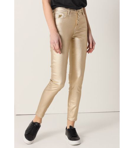 Pantalon skinny à la cheville métallisé (26), Doré, Casuel, Synthétique - Lois Jeans - Modalova