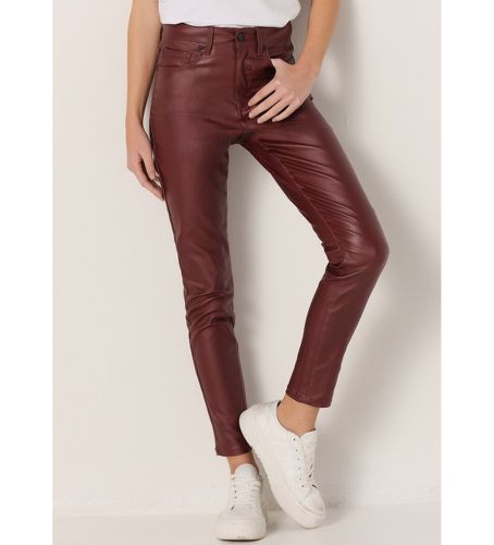 Pantalon 136671 marron (27), Rouge, Casuel, Synthétique, Bordeaux - Victorio & Lucchino, V&L - Modalova