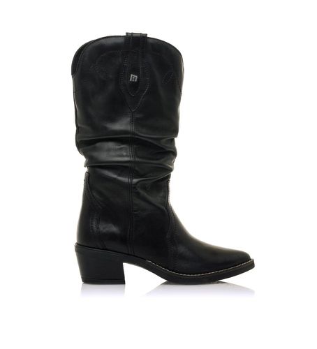 Bottes en cuir Teo - Hauteur du talon : 5 cm (36), 3 à 5 cm, Fermeture éclair, Casuel - MTNG - Modalova