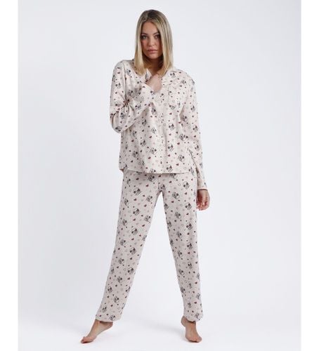 Love is a Best Friend Pyjama à manches longues lilas (S), Homewear, Violet, Coton, Manche longue - Admas - Modalova