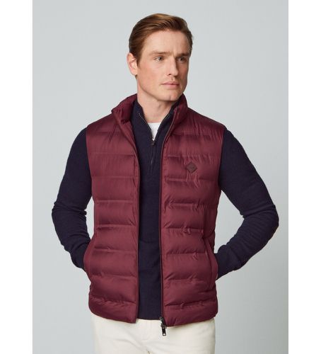 HM403015 Gilet Lw (L), Rouge, Casuel, Sans manches / bretelles, Polister recyclé, Durable - Hackett London - Modalova