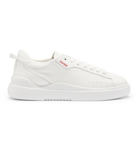 Blake Leather Sneakers (40), Cuir, Blanc, Plat, Lacets, Casuel - HUGO - Modalova