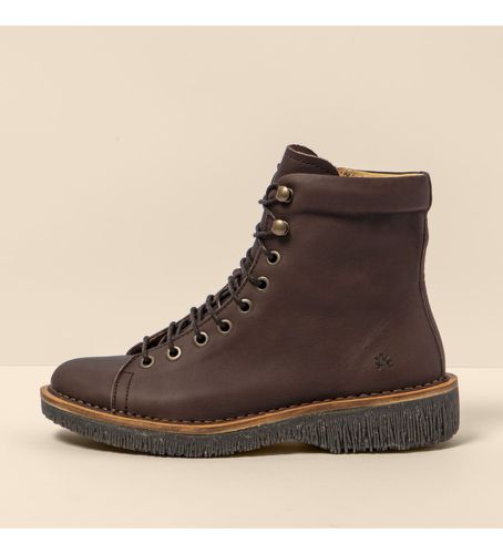 Bottines en cuir N5572 Volcano marron (36), 3 à 5 cm, Fermeture éclair, Casuel - El Naturalista - Modalova