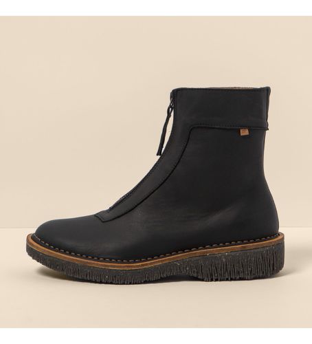 Bottines en cuir N5581 Volcano (36), Plat, Fermeture éclair, Casuel - El Naturalista - Modalova