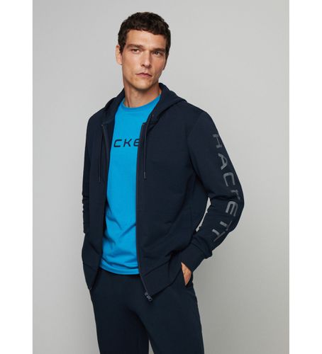 HM581104 Essential Hoody Fz (3XL), Casuel, Coton, Marine - Hackett London - Modalova