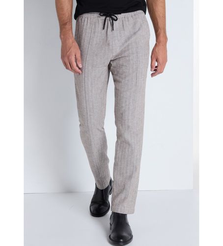 Pantalon chino taille moyenne - Jogger - Taille moyenne (28), Casuel, Gris, Coton - Victorio & Lucchino, V&L - Modalova