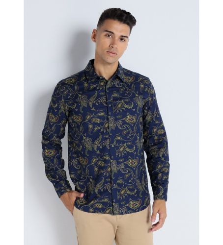 Chemise imprimée Paisley (S), Casuel, Coton, Manche longue, Marine - Victorio & Lucchino, V&L - Modalova