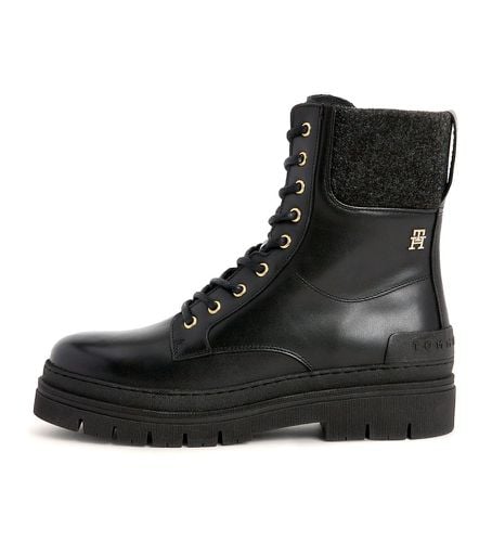 FW0FW07500 Bottes Feutre (36), Cuir, 3 à 5 cm, Lacets, Casuel - Tommy Hilfiger - Modalova