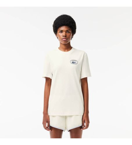 TF0854_70V Brand T-shirt imprimé (38), Casuel, Coton, Manche courte - Lacoste - Modalova