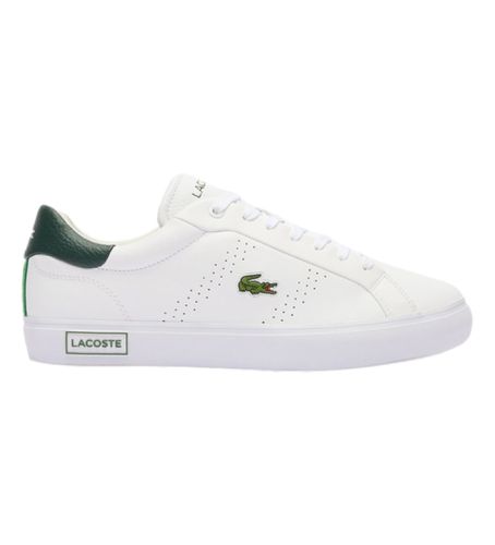 SMA0110_1R5 Chaussures en cuir Lineshot (41), Blanc, Plat, Lacets, Casuel - Lacoste - Modalova