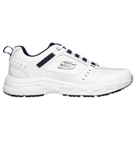 Relaxed Fit Oak Canyon Shoes (40), Cuir, Blanc, Plat, Lacets, Casuel, Sport - Skechers - Modalova