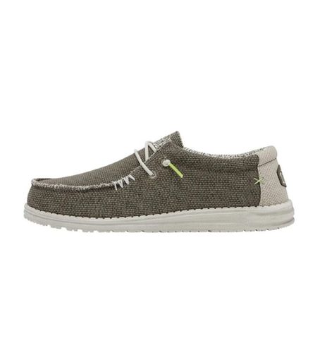 HD40003 Trainers Wally Braided (43), Tissu, Plat, Lacets, Casuel, Gris - HeyDude - Modalova