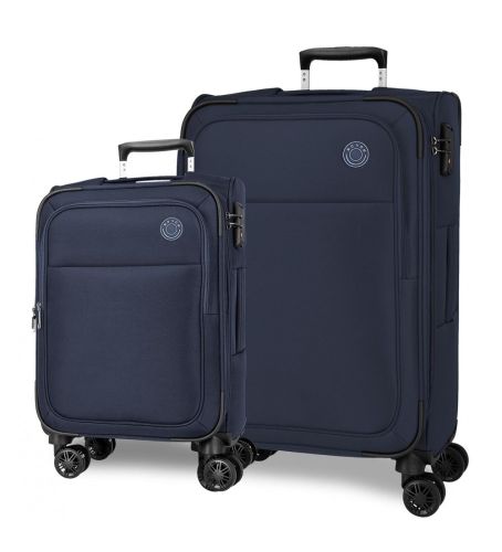 Unisex. 5318922 Atlanta 56 - 66 suitcase set (OSFA), Casuel, Polyester, Moyen, Cabine, Marine - Movom - Modalova