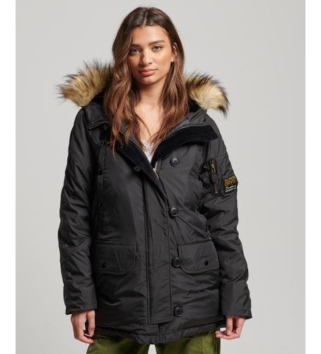 W5011574A Parka militaire à capuche (S), Casuel, Polister recyclé - Superdry - Modalova