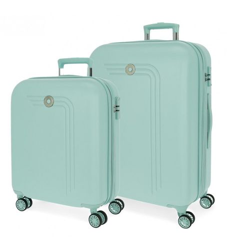 Unisex. 5998968 Set de valises rigides Riga 55-70cm (OSFA), Bleu, Casuel, ABS/Polycarbonate, Big, Cabine, Marine - Movom - Modalova