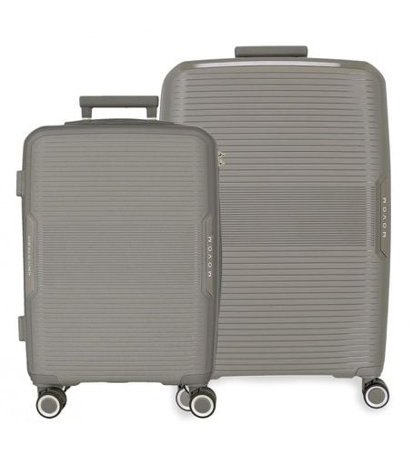 Unisex. 5329524 Inari hard sided suitcase set 55 - 68 cm (OSFA), Casuel, Gris, ABS/Polycarbonate, Moyen, Cabine - Movom - Modalova