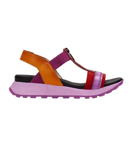 CHV243308 Sport Maui sandales en cuir multicolores (37), 1 à 3 cm, Fermeture éclair, Casuel, Violet - Hispanitas - Modalova