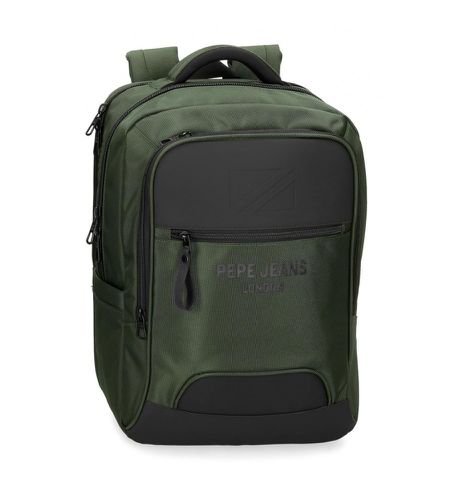 Unisex. 7062542 Bromley 15,6" computer backpack three compartments (OSFA), Casuel, Vert, Polyester - Pepe Jeans - Modalova