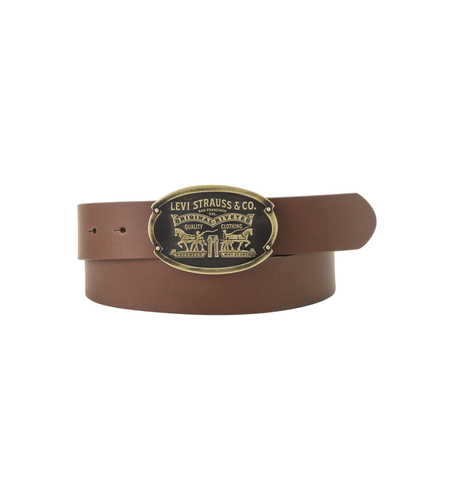 Unisex. 232450-3-27 Billy Plaque ceinture en cuir marron (90 cm), Casuel - Levi's - Modalova