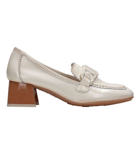 HV243319 Mocassins en cuir Off- Malta (36), Blanc, Plat, Aucun, Casuel - Hispanitas - Modalova