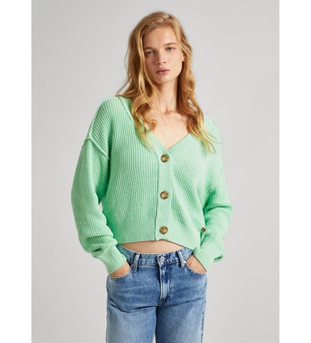 PL702141 Cardigan Geneva (XS), Casuel, Vert, Coton, Manche longue - Pepe Jeans - Modalova