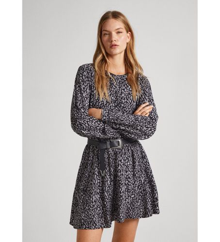 PL953445 Robe azalée noire (L), Casuel, Viscose, Manche longue - Pepe Jeans - Modalova