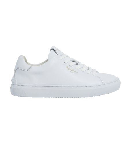 PLS00001 Camden Classic W Leather Sneakers (36), Cuir, Blanc, Plat, 1 à 3 cm, Lacets, Casuel - Pepe Jeans - Modalova