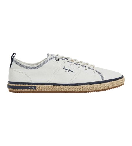 PMS10321 Trainers Samoa Smart (42), Blanc, Tissu, Plat, Lacets, Casuel, Durable - Pepe Jeans - Modalova