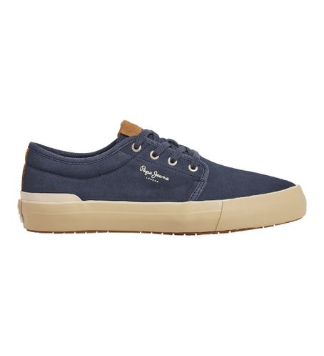 PMS31037 Ben Urban Leather Sneakers (41), Cuir, Plat, Lacets, Casuel, Marine - Pepe Jeans - Modalova