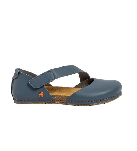 B0 Sandales en cuir 0384 Crete (36), Bleu, Plat, Velcro, Casuel - Art - Modalova