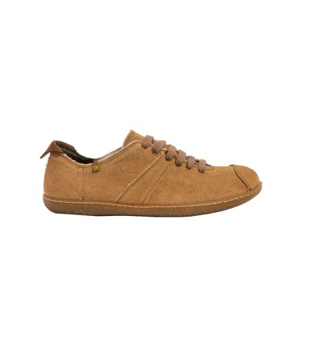 Unisex. 25288T131005_024 N5288T El Viajero chaussures beiges (36), Marron, Tissu, Plat, Lacets, Casuel - El Naturalista - Modalova