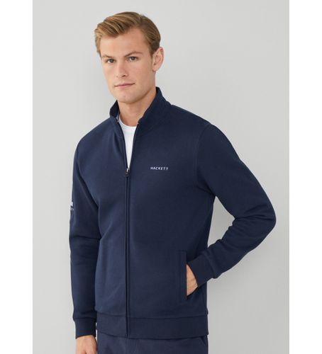 HM581235 Heritage Tipped Fz sweatshirt (XXL), Casuel, Coton, Marine - Hackett London - Modalova