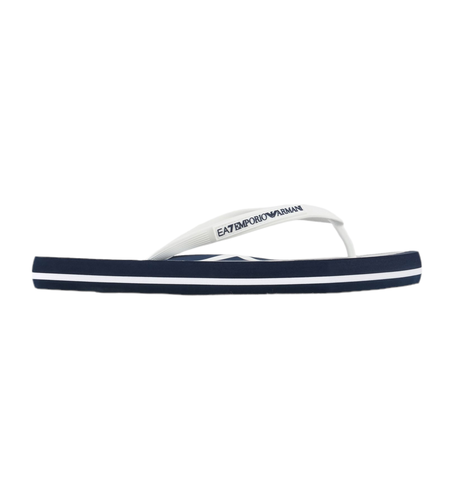 Unisex. XCQ004_XK196 Tongs en caoutchouc avec logo (37), Plat, Aucun, Casuel, Beachwear - EA7 - Modalova