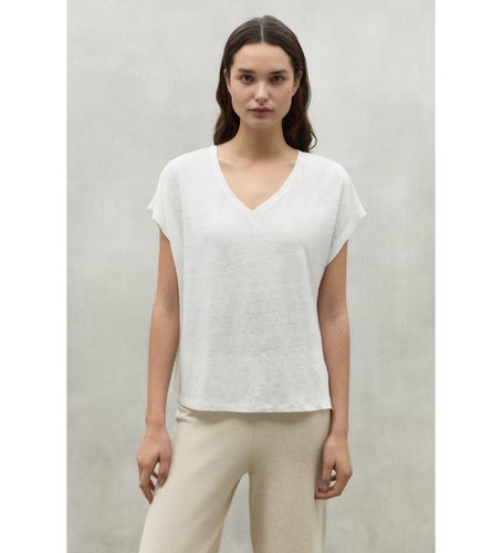 MCWGATSAREND0128S24-001 T-shirt Arendal laine cassée (XS), Blanc, Casuel, Lin, Manche courte - ECOALF - Modalova