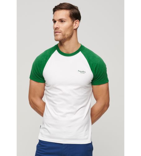 M1011838A Maillot de baseball essentiel en coton biologique (XXL), Casuel, Manche courte - Superdry - Modalova