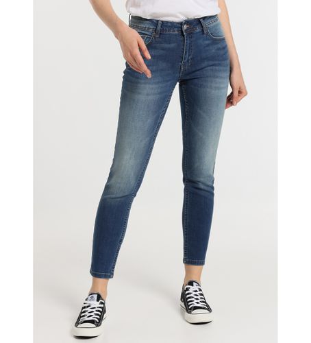 Jeans skinny à la cheville - Short (27), Casuel, Coton, Denim, Marine - Lois Jeans - Modalova