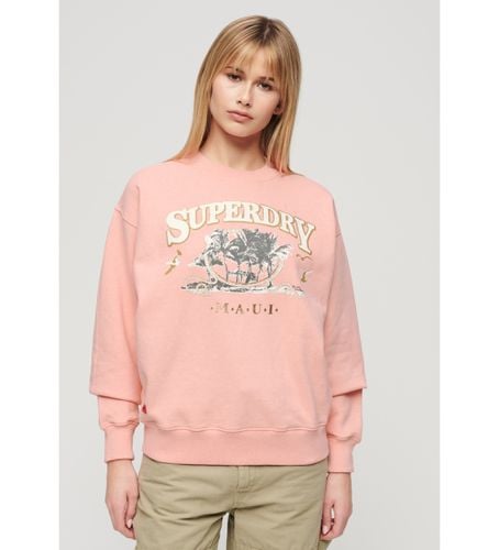 W2012101A Sweatshirt Voyage Souvenir (S), Casuel, Coton, Manche longue - Superdry - Modalova