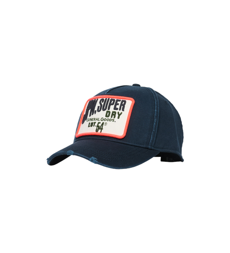 W9010177A Graphic Trucker Cap (OSFA), Casuel, Coton, Marine - Superdry - Modalova