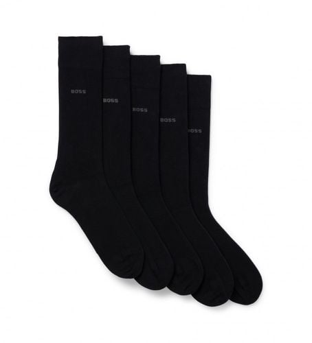 Paquet de 5 paires de chaussettes Uni (35-38), Homewear, Coton - BOSS - Modalova