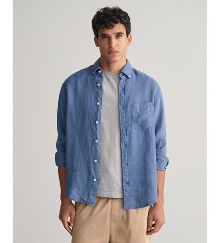 Chemise en lin teinté , coupe régulière (M), Casuel, Manche longue - Gant - Modalova