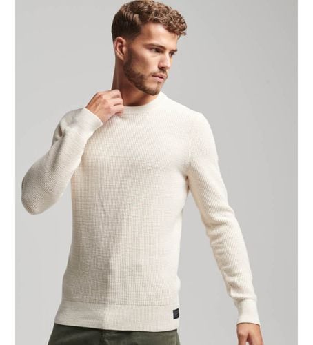 M6110567A Pull en maille à col rond et texture (XL), Casuel, Coton - Superdry - Modalova