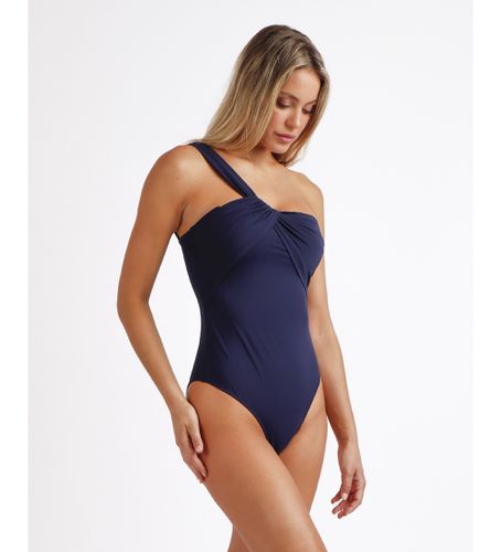 Maillot de bain drapé asymétrique Croisière marine (XL), Beachwear, Polyamide - Admas - Modalova